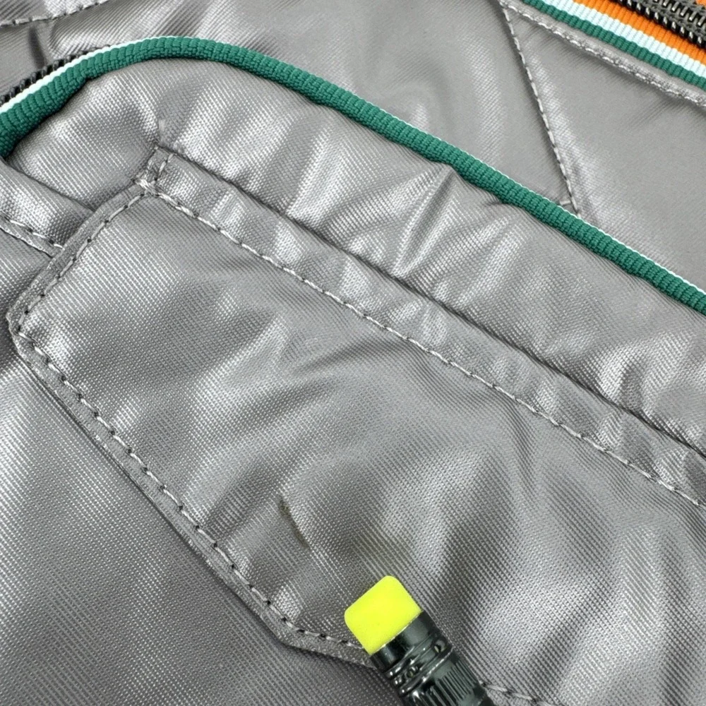 Lug Zipliner 2 Hobo Convertible Backpack Bag purse Tote Metal Pearl NEW